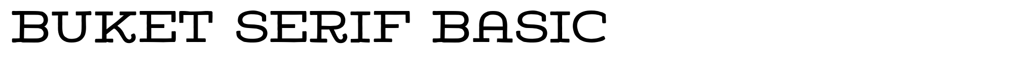 Buket Serif Basic image